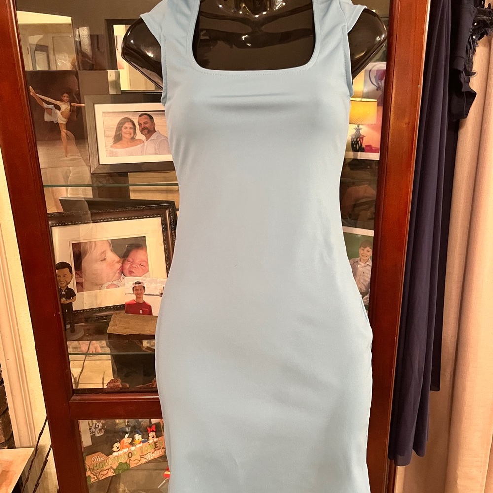 Light Blue Sleeveless Dress